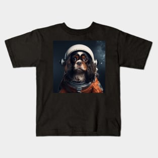 Astro Dog - English Toy Spaniel Kids T-Shirt